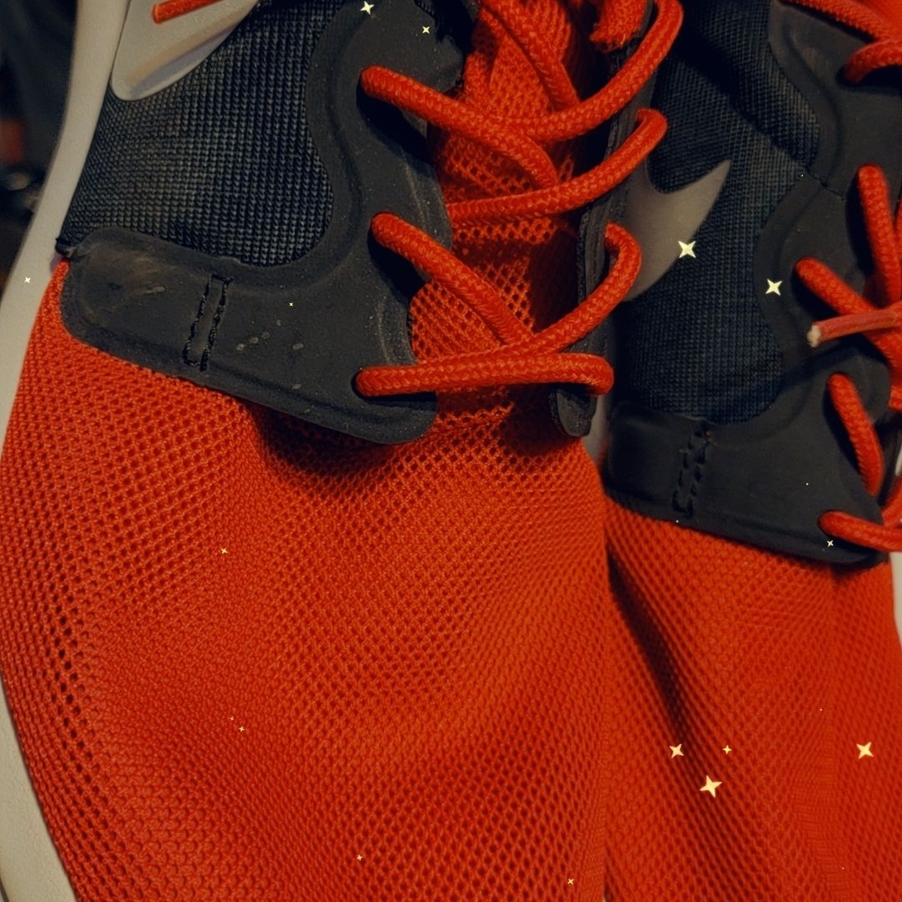 Nike Red and Black Sneakers
